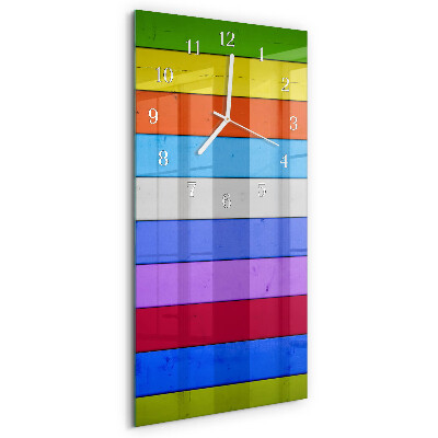 Vertical wall clock Stripes