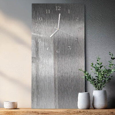 Vertical wall clock Steel