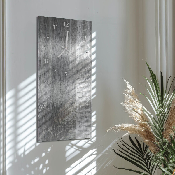Vertical wall clock Steel