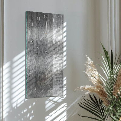 Vertical wall clock Steel