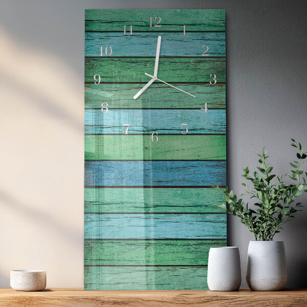 Vertical wall clock Wood