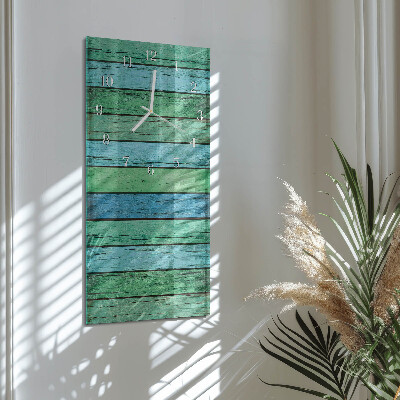 Vertical wall clock Wood