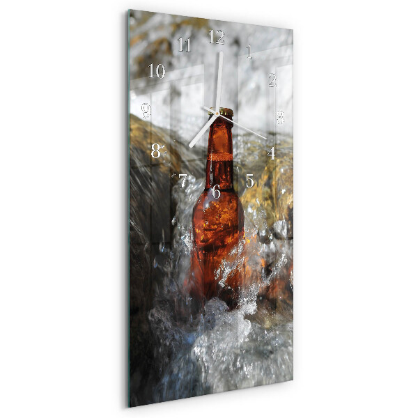 Vertical wall clock Beer