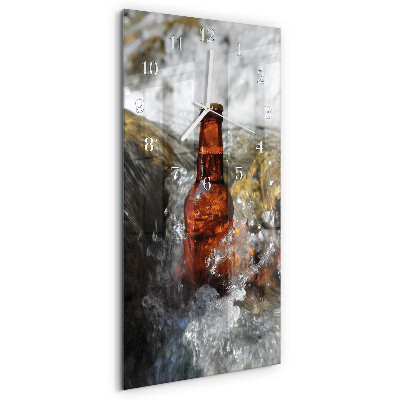 Vertical wall clock Beer