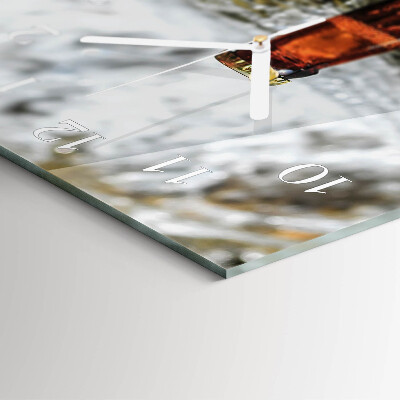Vertical wall clock Beer