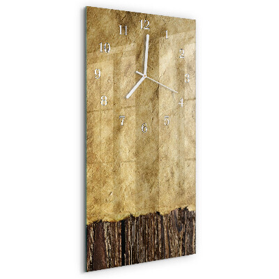 Vertical wall clock Table Paper