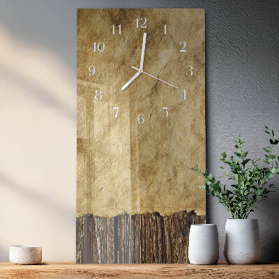 Vertical wall clock Table Paper