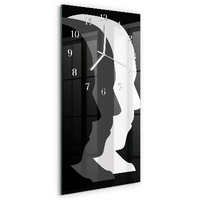 Vertical wall clock Face