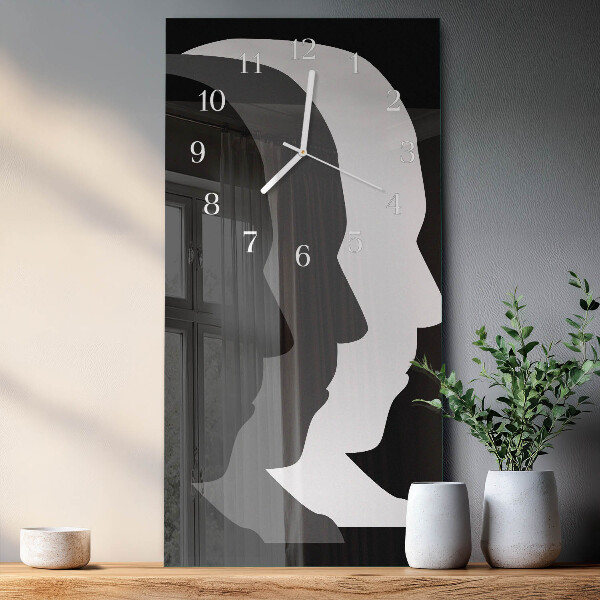 Vertical wall clock Face