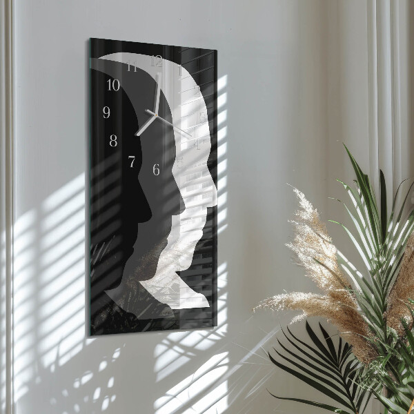 Vertical wall clock Face