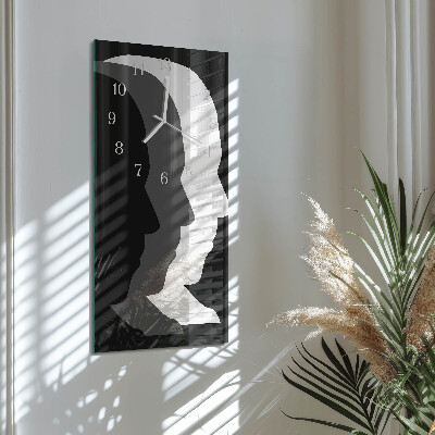 Vertical wall clock Face