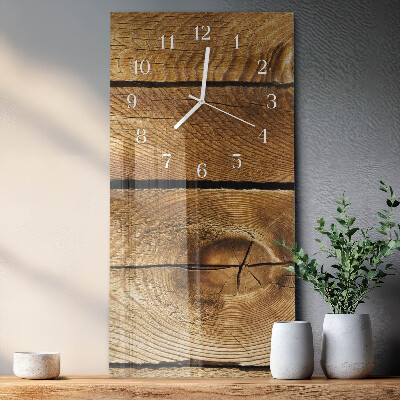 Vertical wall clock Wood