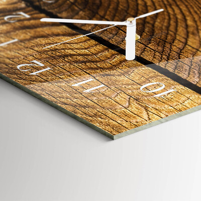 Vertical wall clock Wood