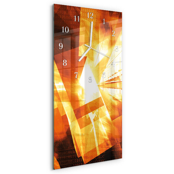Vertical wall clock Abstraction
