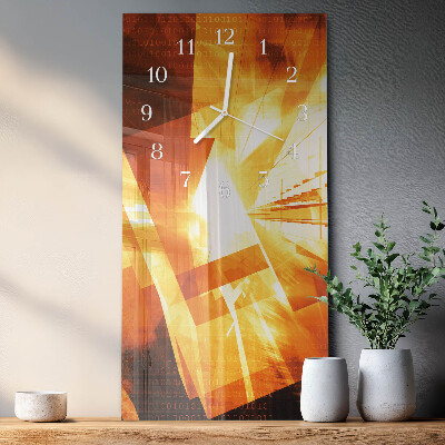 Vertical wall clock Abstraction