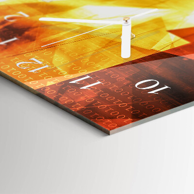 Vertical wall clock Abstraction
