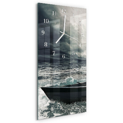 Vertical wall clock Łódź