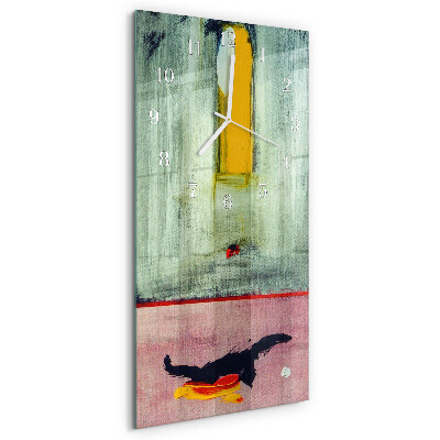 Vertical wall clock Colorful Pattern