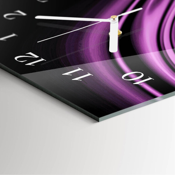Vertical wall clock Abstract Art