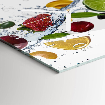 Vertical wall clock Fruit