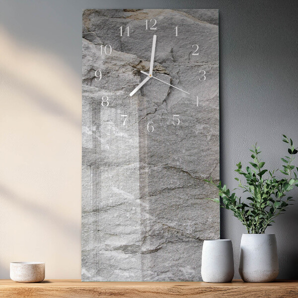 Vertical wall clock Stone