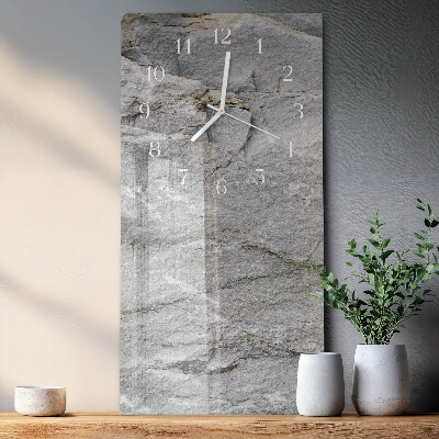 Vertical wall clock Stone