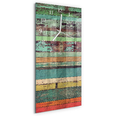 Vertical wall clock Wood