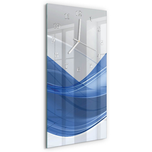 Vertical wall clock Abstract Lines
