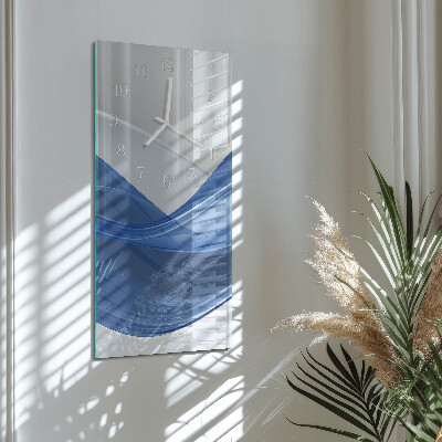 Vertical wall clock Abstract Lines