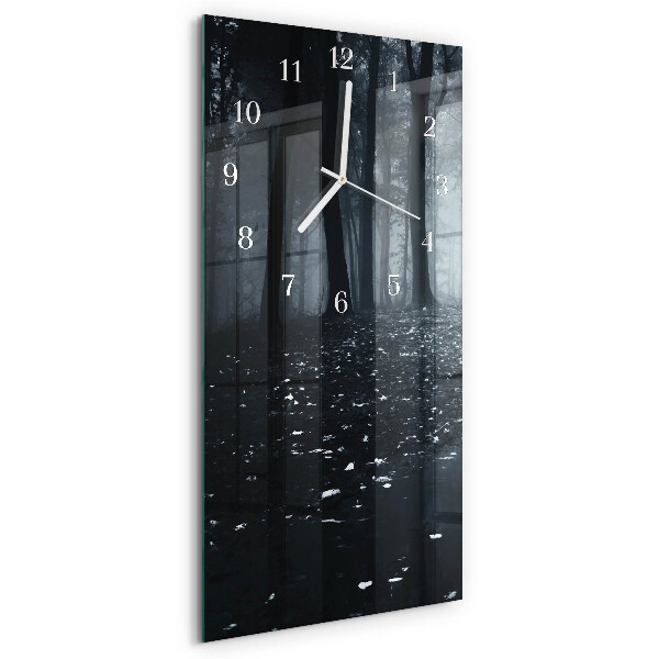 Vertical wall clock Forest