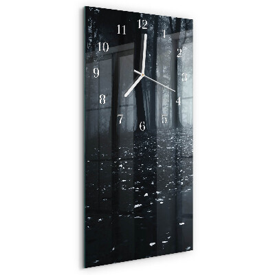 Vertical wall clock Forest