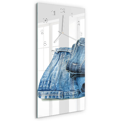 Vertical wall clock Jeans