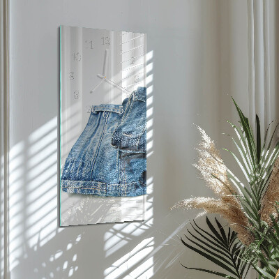 Vertical wall clock Jeans