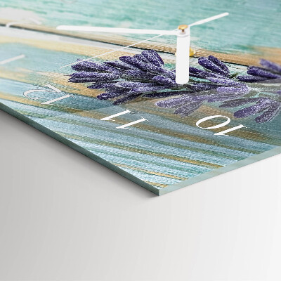 Vertical wall clock Lavender