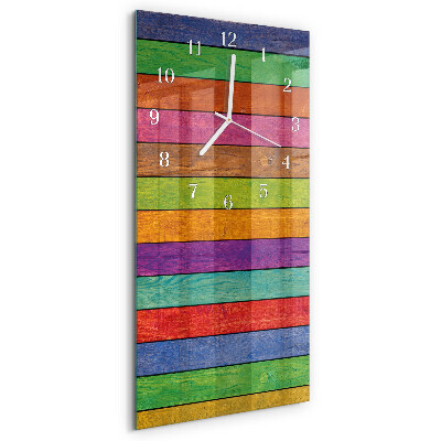 Vertical wall clock Stripes