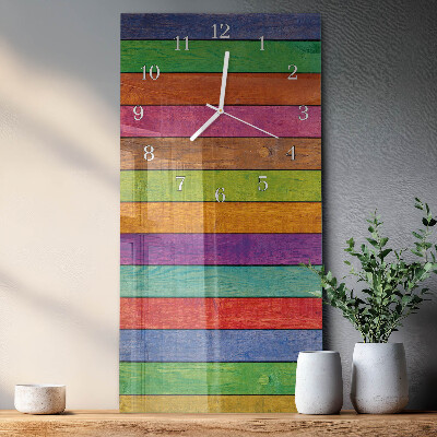 Vertical wall clock Stripes