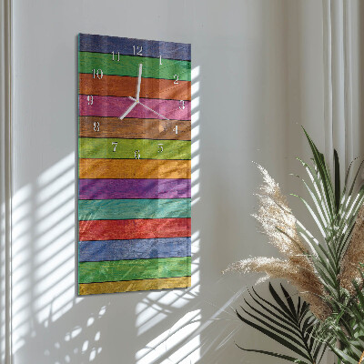 Vertical wall clock Stripes