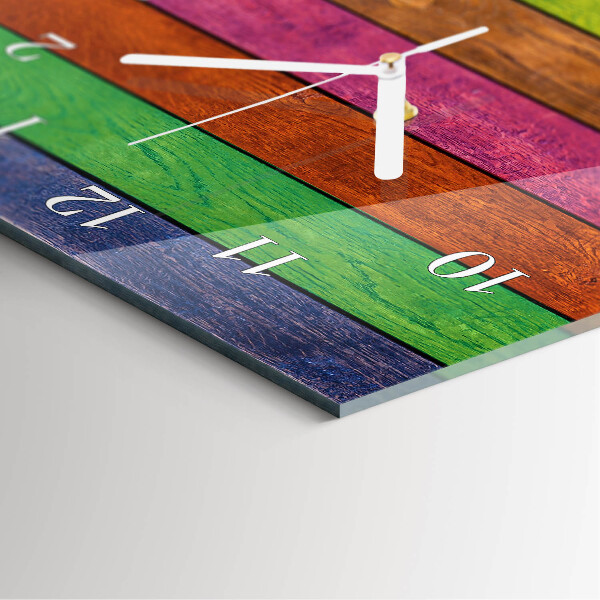 Vertical wall clock Stripes