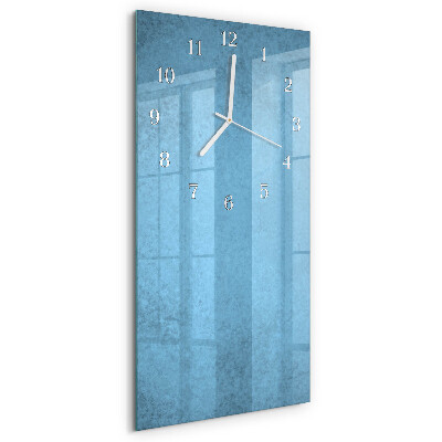 Vertical wall clock Ice Pattern