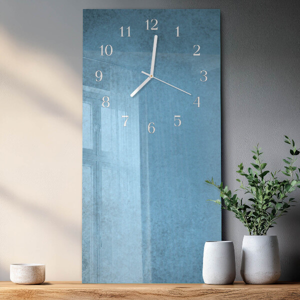 Vertical wall clock Ice Pattern