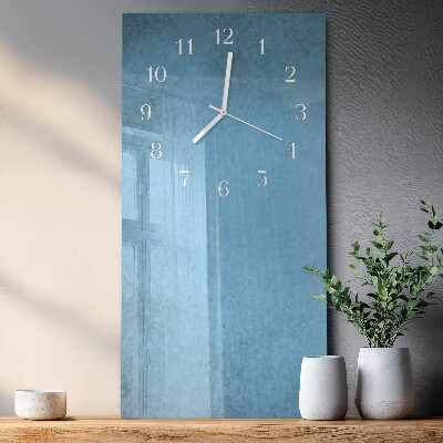 Vertical wall clock Ice Pattern