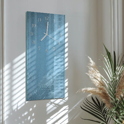 Vertical wall clock Ice Pattern