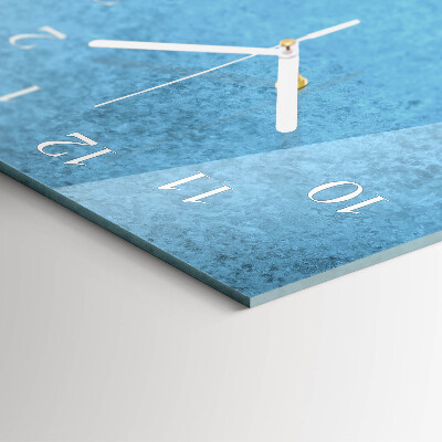 Vertical wall clock Ice Pattern