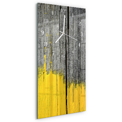 Vertical wall clock Wooden Board