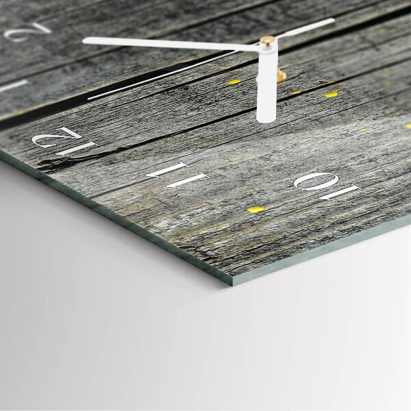 Vertical wall clock Wooden Board