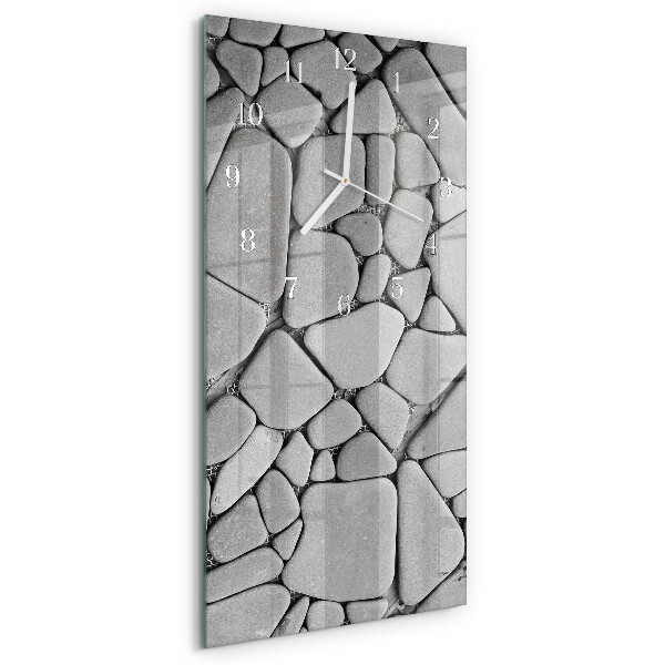 Vertical wall clock Stones