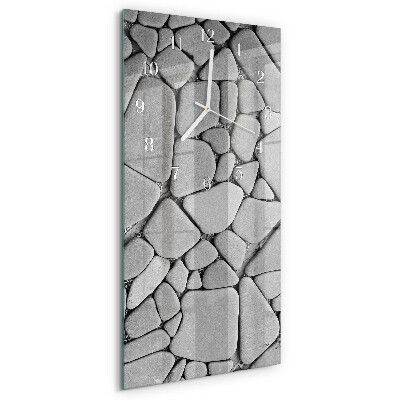 Vertical wall clock Stones