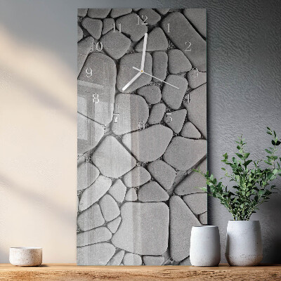 Vertical wall clock Stones