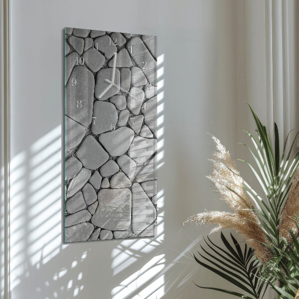 Vertical wall clock Stones