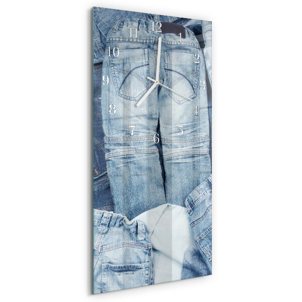 Vertical wall clock Pants